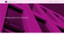 Desktop Screenshot of conzepta.com
